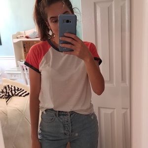 Tomboy color block tee